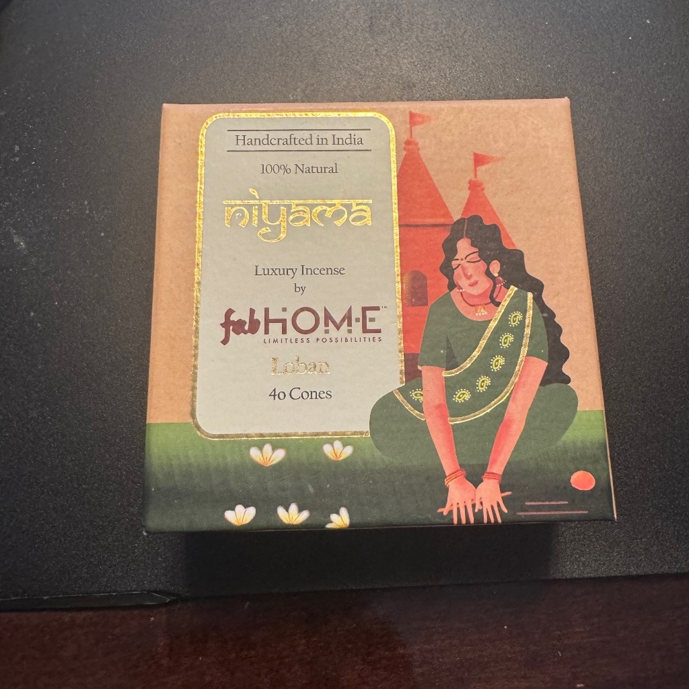 Fabindia Niyama Loban Fragrance Incense Cones - NEW